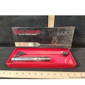 Vintage Back-O-Scratcher New In Box Incomplete Gag Gift Massager
